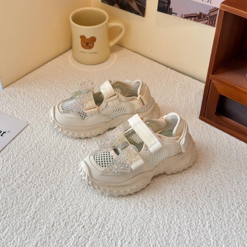 Sommer-Sneaker Neue Mode Atmungsaktive Sportschuhe Vielseitige Weiche Rutschfeste Sneaker Mädchen Süß Mittelalterliches Kind Freizeitschuhe