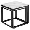 Praven White Marble Coffee Tables