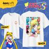 2026 Cotton Sailor Moon Lost Americana  Y2K T-Shirt Men High Quality Casual Parent-child Cotton Soft Fashion Comfortable Tee ...