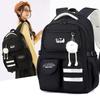 Middle School Student School Bag Girls Cute Backpack Casual Daypack Multiple Pockets Book Bag Waterproof Durable Travel Rucksack