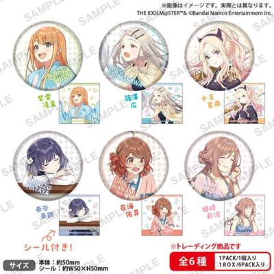 Gakuen Idolmaster \ THE IDOLMSTER Can Badge Vol.2 BOX Ver. 6-piece Box