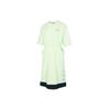 Short Sleeved Dress Women's Light Pink Green (Unisex) Short-Sleeved Dresses H39024