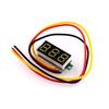 0.28" Ultra-Compact Adjustable DC Voltage Meter, White, 3-Wire, 0-100V Range