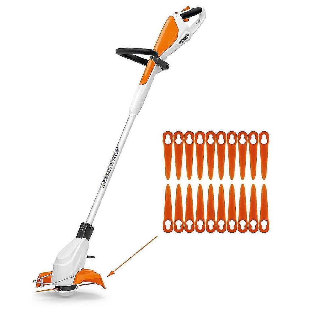 100pcs For Stihl Polycut 2-2 Abs Cutting Blades Lawn Mower Replacement Parts for Durable and High-Performance Grass Cutting with Precision Engineering