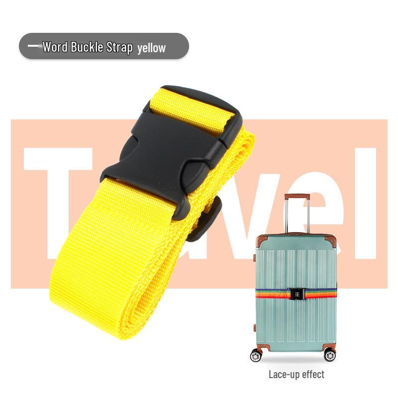 Polypropylene One-Word Luggage Strap for Suitcase Reinforcement with Wheels