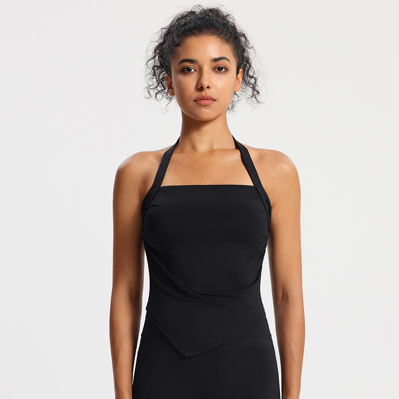 

Женский спортивный бюстгальтер с квадратным вырезом, быстросохнущий - стиль «острая девчонка» с красивой спинкой, идеально подходит для фитнеса и бега