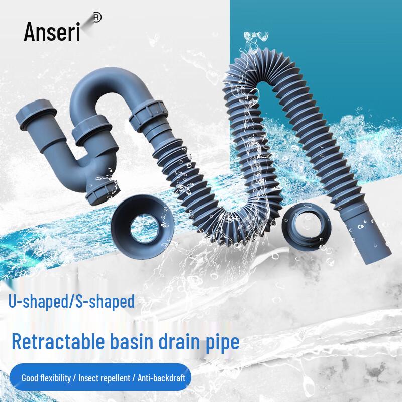 Ansa Rui Washbasin U-Trap Drain Pipe