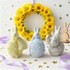 Easter Bunny Scented Candle Mold Silicone Craft Tool For Fragrant Candles Glue Dropping Plaster Home Decor Ornaments