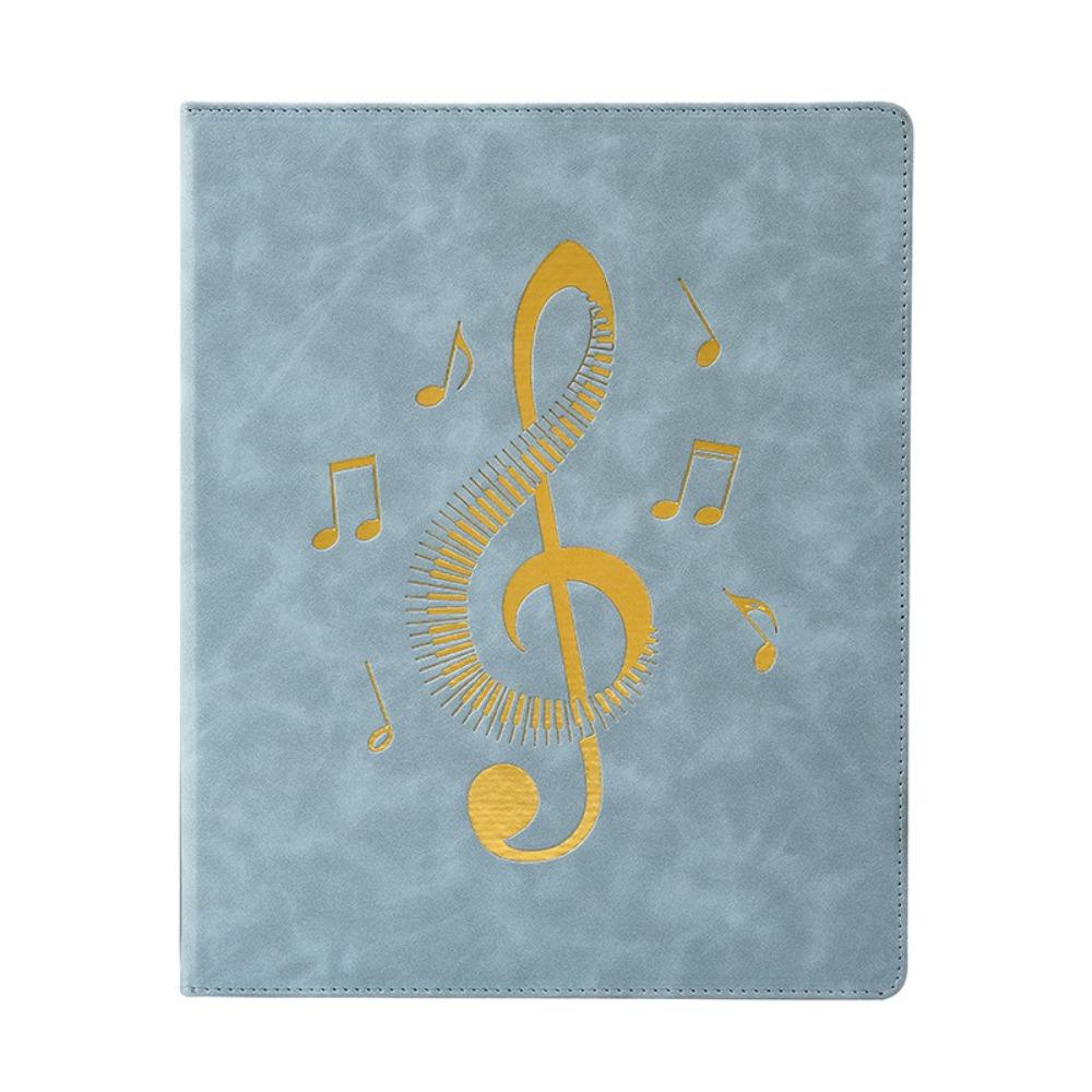 Flexible Loose Leaf Music Score Folder 20 Pages A4 Sheet Music Clip Note Folder