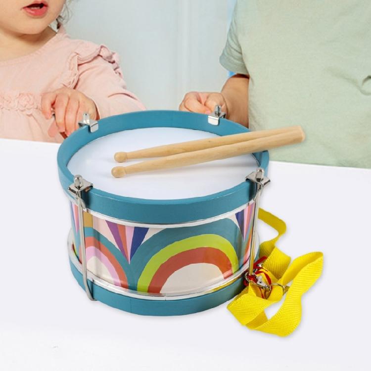Wooden Toddler Drum Set Musical Learning Toy For Children 3+ Sensory Development Instrument With Durable Construction