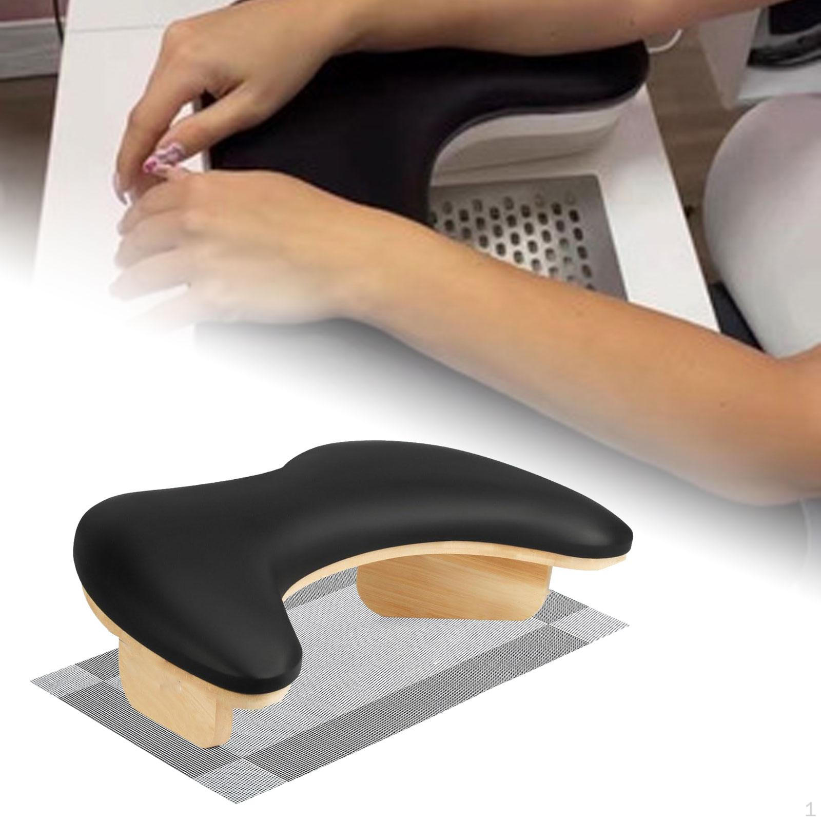 

Arm Rest for Nails Tech Accessories Essentials Portable DIY Gifts Nail Hand Pillow чорний