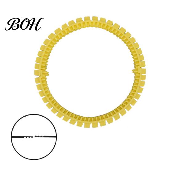 Friendly Cat Toy Self Groomer for Cardboard Boxes, DIY Grooming Brush Tunnel Ring, Hands-Free Massage Comb House Door Hole Hair Cleaner