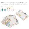100Pcs Ear Stud Earring Display Storage Paper Jewelry Necklace Cards Hairpin Storage Card