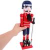 Christmas Hockey Player Holiday Wooden Nutcracker Puppet Sports Ornaments Table Centerpiece Friends Gift