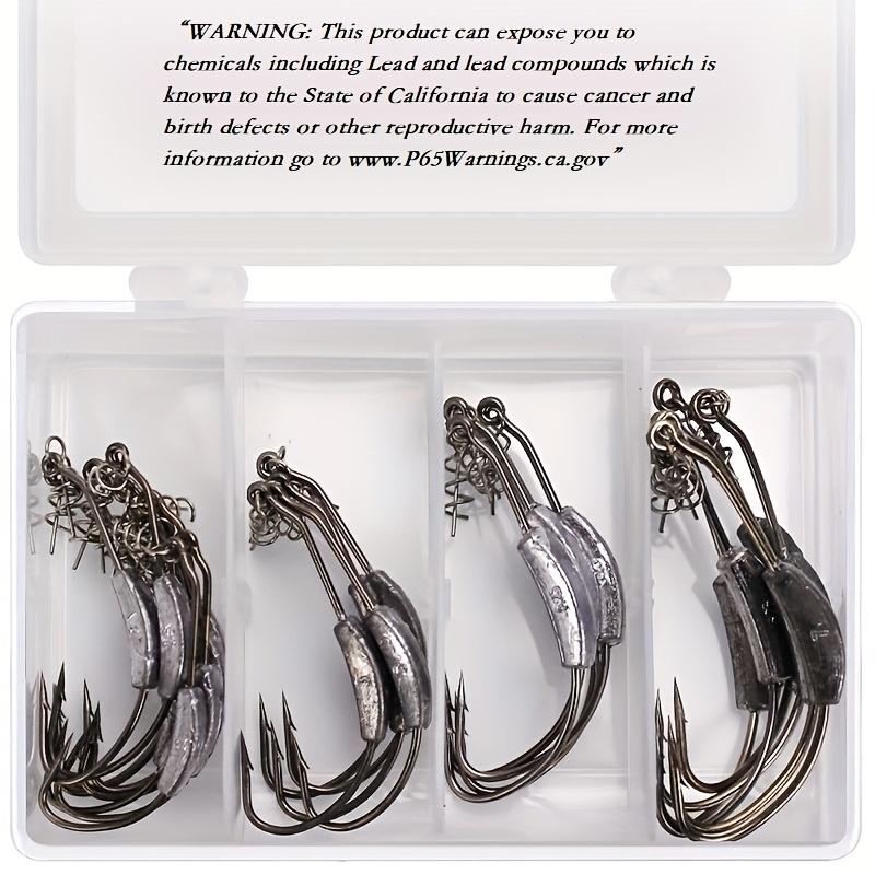 

25pcs/Box Metal Jig head Exposed Hooks 2g-7g Weights Crank Offset Barbed Fishing Hook with for Soft Baits Fish Kit Tackle 260319 светло-серый