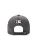 Emelbi Varsity Vintage Cursive Stitch Unstructured Ball Cap Ny (Charcoal Grey)
