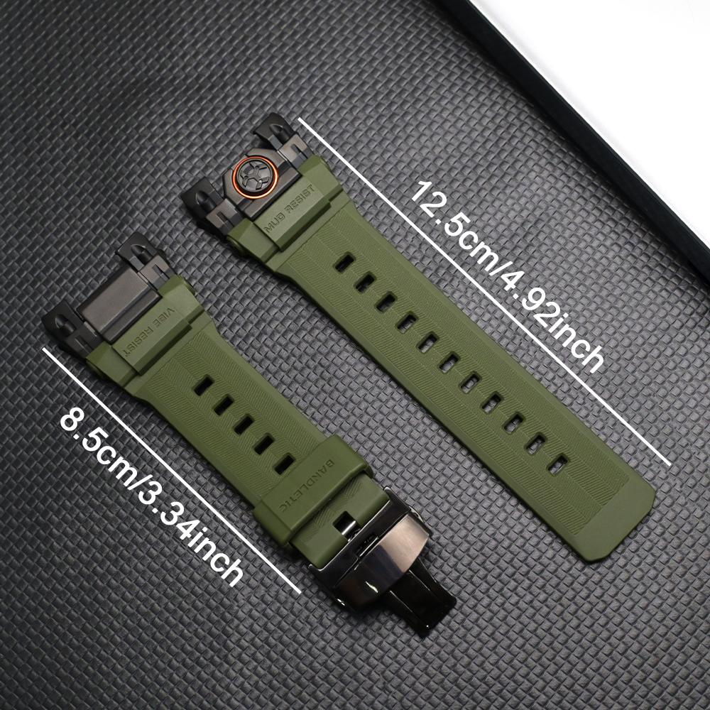 Silicone Band for Apple Watch Ultra 3 2 49mm Luxury Wrist Strap for Iwatch Ultra 49MM Mens Style Bracelet Replacement Watchband