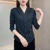 2026 Spring Women's Long Sleeve Versatile Top: Age-Reducing Design for Mothers