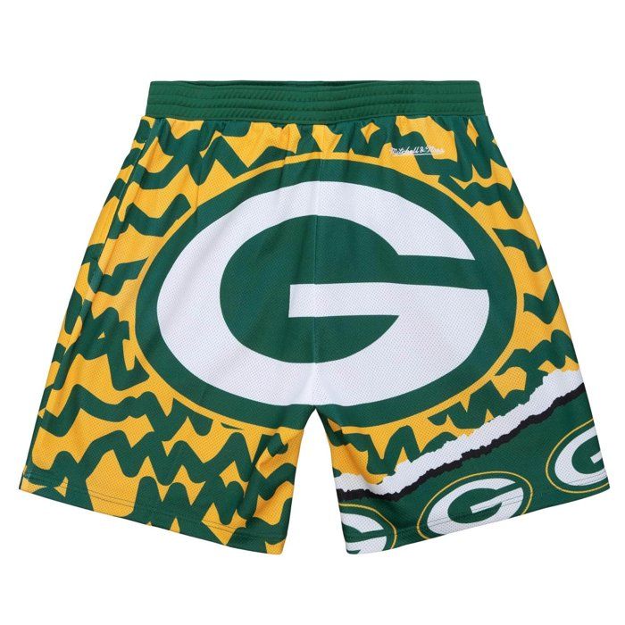 M&N Green Bay Packers JUMBOTRON Basketball Shorts