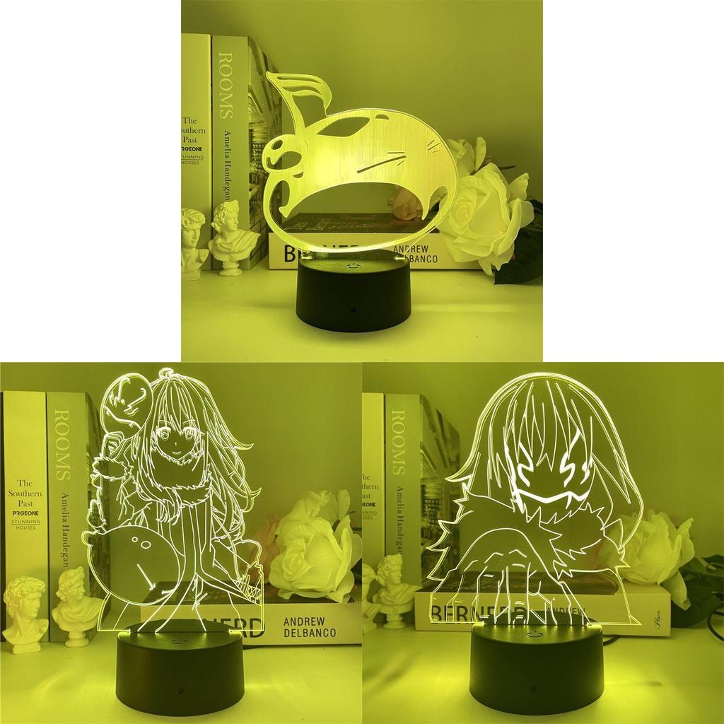 That Time I Got Reincarnated As A Slime Usb Night Light With Diy Function For Kids Room Decor