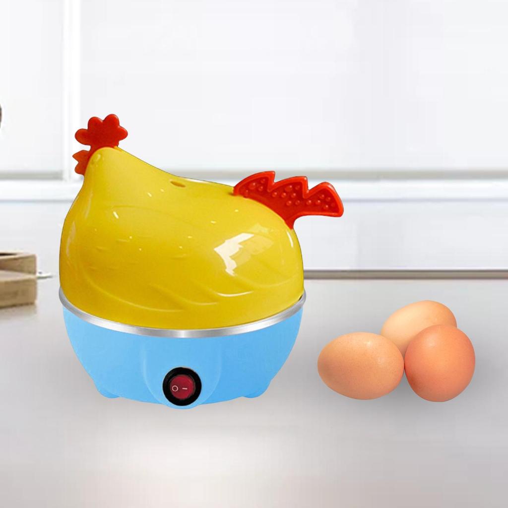 Chicken Shaped Electric Egg Cooker with Auto Shut Off Mini Egg Boiler for Easy Cooking In Kitchen