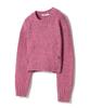 KIIMUIR (Women) Wool Nepsa Crop Crewneck Knit_Pink