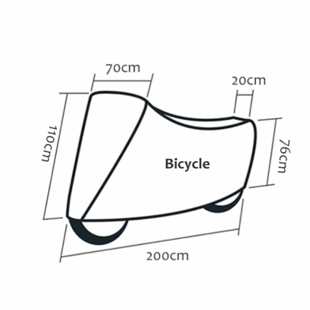 with Lock Holes Motorcycle Cover Waterproof Cycling Cover Bike Rain Cover  Daily Bike Protection