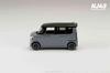 HJ43 1/43 Scale Honda N-BOX CUSTOM Slate Gray Pearl & Black Finished Product