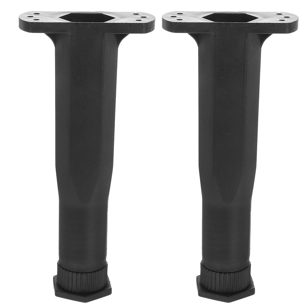 2Pcs Adjustable T-Shaped Bed Frame Support Legs 18Cm-34.5cm Height Range Heavy Duty PP Furniture Legs for Bed Stability and