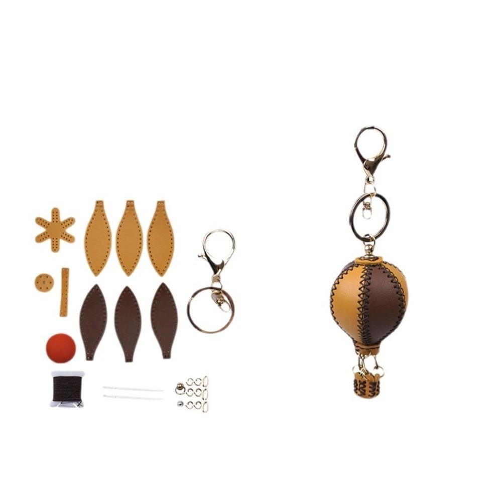 Hot Air Balloon Car Key Ring Versatile Keychain Lanyard Mini Keychain DIY Keychain  Bag Charms