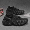 Men's shoes 2025 summer new youth trend versatile outdoor sports leisure wear-resistant socks mouth flying weaving tide shoes