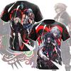 Anime Gra Kingdom Hearts Koszulki Cosplay Nadruk 3D Unisex Koszulka Męska Damska Krótki Rękaw Harajuku Oversize Męski Top z Postaciami z Kreskówek