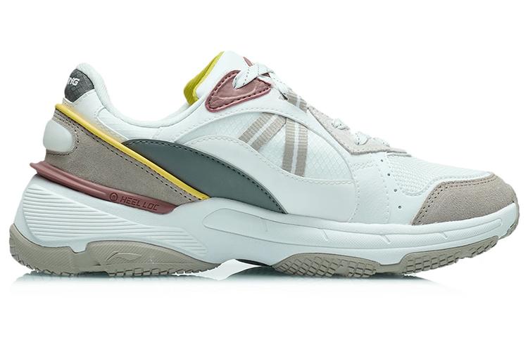 Li Ning Broken Generation Stable Reflective Support Low top Running Shoes Women's Dusty Pink AGCR358-4