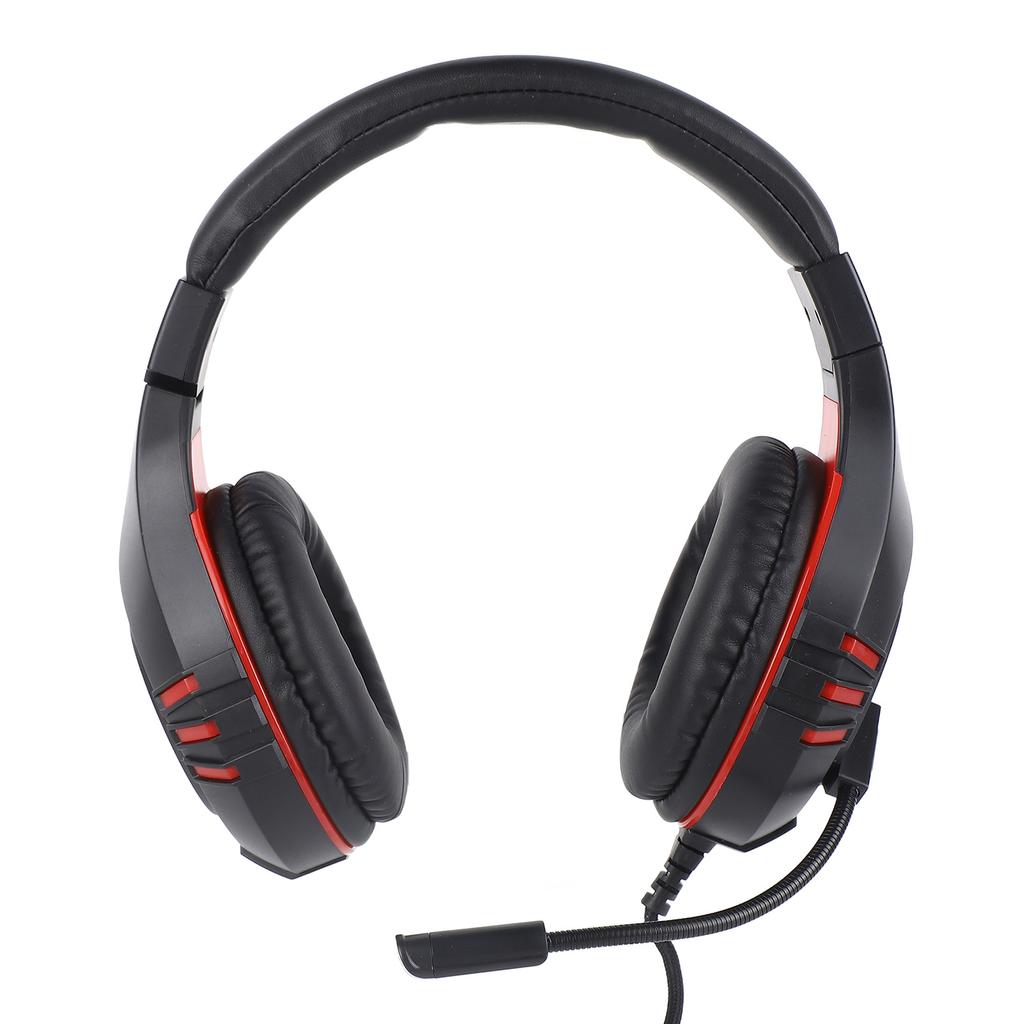 Gaming Headset Noise Cancelling Stereo Strong Bass Line Control Cool Lighting Wired Gaming Headphones for PS4 for PS5