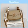 2023 New Pure Color Shoulder Bag Women's Fashion Texture Bag Retro Crossbody Bag Versatile Trendy Small Square Bag