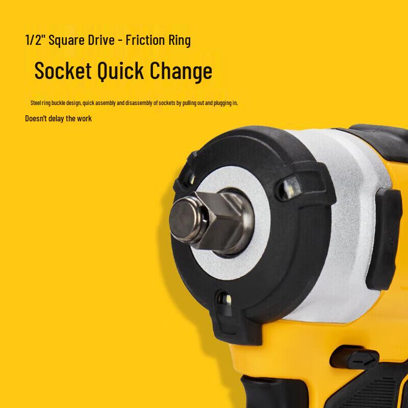 Dewalt 20V MAX Brushless 1/2-inch Impact Wrench CN plug (adapter included)