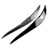 Car Headlight Eyebrows Eyelid Cover Stickers For BMW 2 Series F22 F23 2015-2019 Glossy black/Carbon Fiber look Body Kit Tuning
