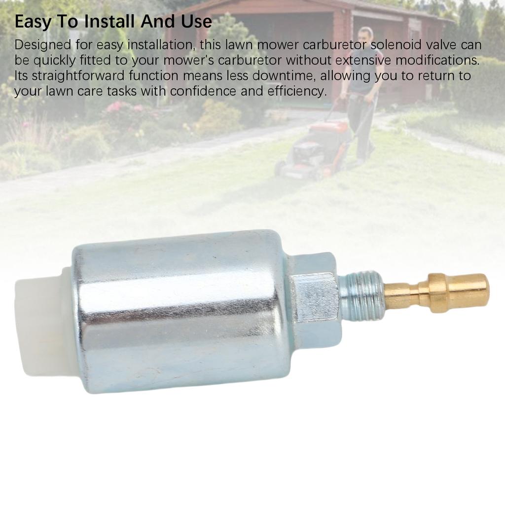Mower Carburetor Solenoid Valve High Accuracy Exquisite Lawn Tractor Carburetor Fuel Solenoid Valve Replacement for YTH2448