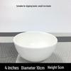 Pure White Ceramic 3-Piece Tableware Set