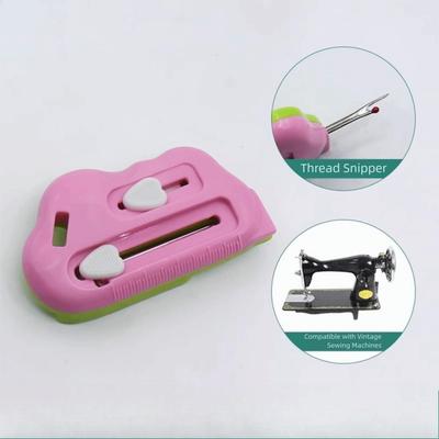 Stretchable Thread Remover Needle Threader with Scale Multi-functional Strong Magnetic Ruler Positioning Magnetic Sewing Guide