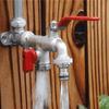 Stabile 3/4-Zoll Messing Wasserhahn Frostsicher und Rostfrei mit Doppel-Auslass Designs für Garten und Waschmaschinen