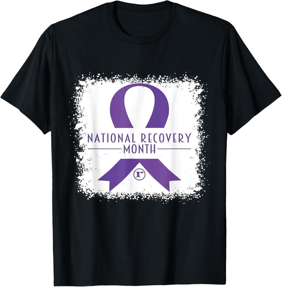 National Recovery month Warrior Addiction Recovery Awareness T-Shirt Unisex T-Shirt XL