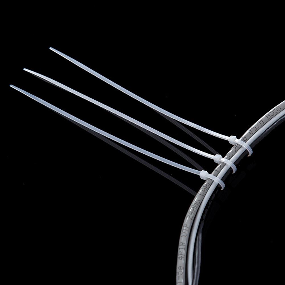 Fascette Per Cavi In Nylon Nere – 100 Pezzi Autobloccanti – Lunghezza 9 Cm, Larghezza 2 Cm - Foto 2