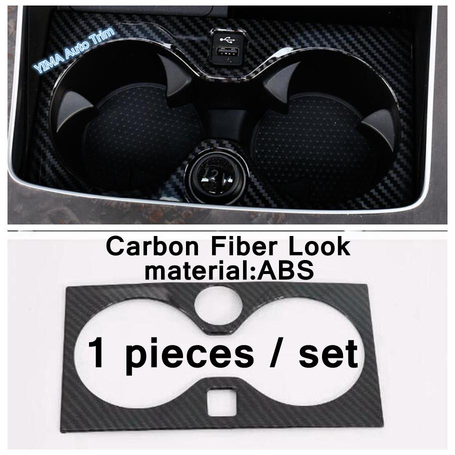 Safety Seat Belt Buckle / Pillar B / Gear Shift Box Panel Cover Trim For BMW X5 G05 X7 - Carbon Fiber Look Interior