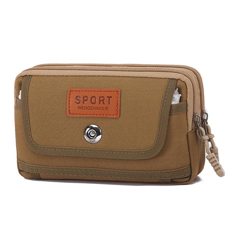 

Уличная поясная сумка, кошелек, поясная сумка для мужчин, 6,5 дюймов, чехол для телефона, походная охотничья тактическая сумка для повседневного ношения, унисекс, рабочая сумка