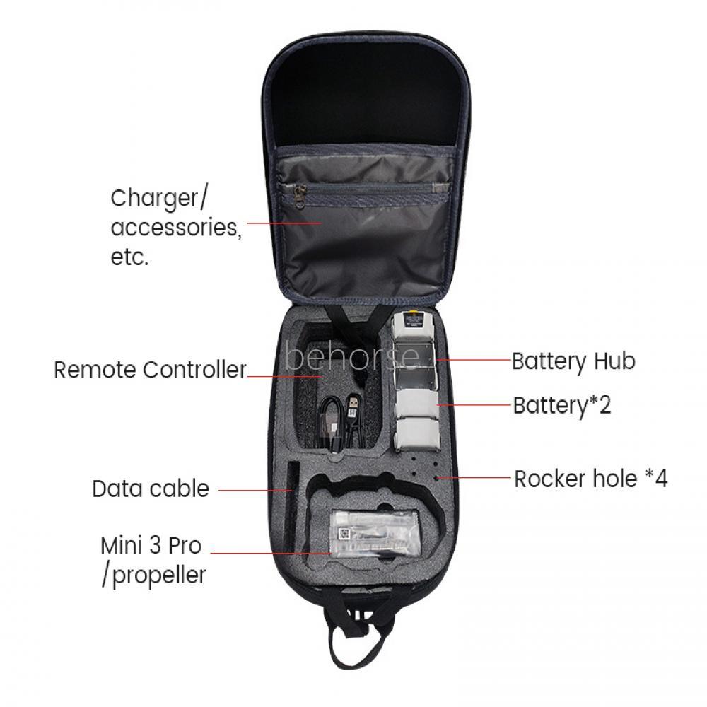 Storage Bag For DJI Mini 3 Pro/Mini 3 Backpack Chest Bag Portable Fashion Box For DJI RC/RC N1 Shoulder Case Drone Accessories