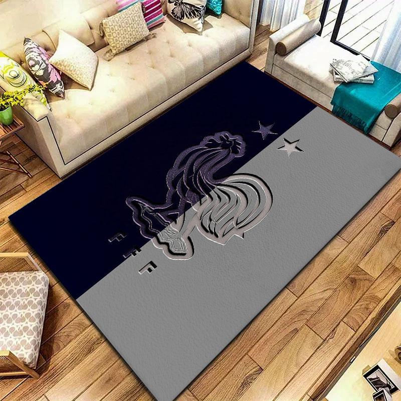 France National Football Team Carpet Rug for Living Room Bedroom Home Sofa Decoration,Kids Play Non-slip Floor Mat