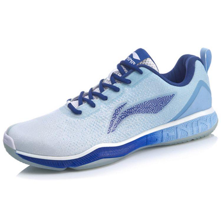 Li Ning Stoff Rutschfest Abriebfest Low-Top Sportliche Freizeitschuhe Neu Aurora Blau Herren Sneaker AYTP019-13