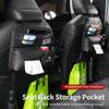 IJOPV1 Leather material car long mesh bag short seat backrest storage bag For Alfa Romeo 159 Giulietta Giulia 147 Mito 156 166 GT F1