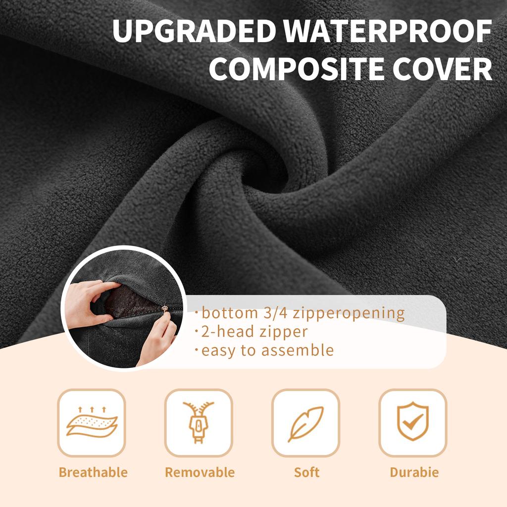 4FT Bean Bag, Bean Bag Chair, Sofa for Adults, Soft and Comfortable Reading Chair, Suitable for Bedrooms, Balconies and Other Places